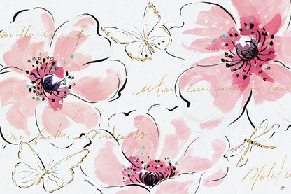 Simply Pink I by Daphne Brissonnet. SKU 41785i. Archival Giclee Fine art print for wall decor.