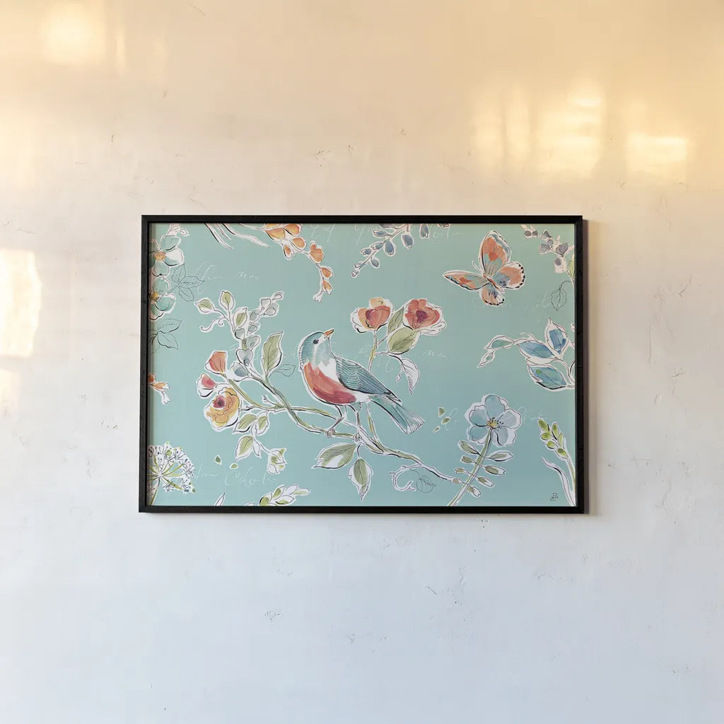 Soft Season I by Daphne Brissonnet. shown as a paper print in a black flame. Available as a archival giclee rolled canvas, fine art paper, or poster print. SKU 35005i.