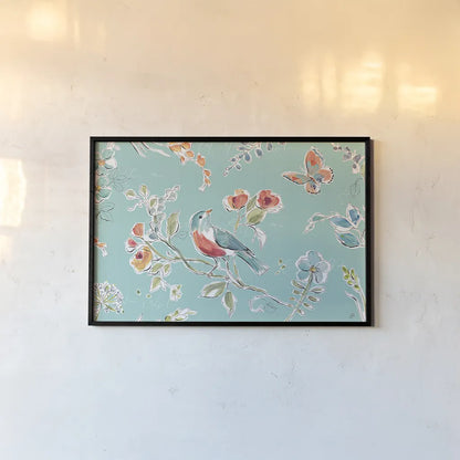 Soft Season I by Daphne Brissonnet. shown as a paper print in a black flame. Available as a archival giclee rolled canvas, fine art paper, or poster print. SKU 35005i.