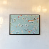 Soft Season II by Daphne Brissonnet. shown as a paper print in a black flame. Available as a archival giclee rolled canvas, fine art paper, or poster print. SKU 35006i.