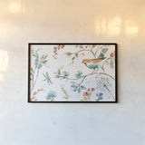 Soft Season II White by Daphne Brissonnet. shown as a paper print in a black flame. Available as a archival giclee rolled canvas, fine art paper, or poster print. SKU 35012i.
