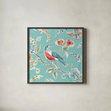 Soft Season III by Daphne Brissonnet. Shown in a sleek black glass frame for a contemporary gallery look. Available as an archival giclee rolled canvas, fine art paper, or poster print. SKU 35007a.