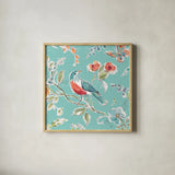 Soft Season III by Daphne Brissonnet. Shown in a natural wood glass frame for a timeless modern aesthetic. Available as an archival giclee rolled canvas, fine art paper, or poster print. SKU 35007a.