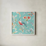 Soft Season III by Daphne Brissonnet. Shown in a crisp white glass frame for a clean and minimalist style. Available as an archival giclee rolled canvas, fine art paper, or poster print. SKU 35007a.