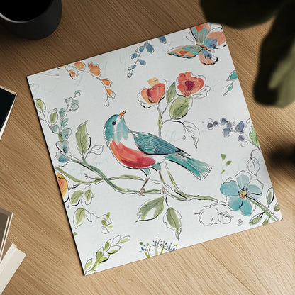 Soft Season III White by Daphne Brissonnet. Shown as a detailed flat fine art print, highlighting archival giclee quality. Available as an archival giclee rolled canvas, fine art paper, or poster print. SKU 35013a.