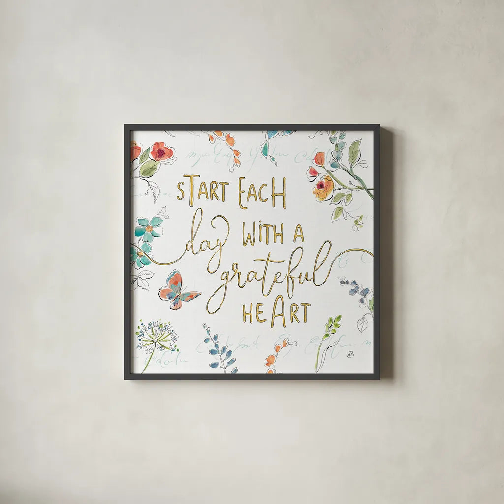 Soft Season V White by Daphne Brissonnet. Shown in a sleek black glass frame for a contemporary gallery look. Available as an archival giclee rolled canvas, fine art paper, or poster print. SKU 35015a.