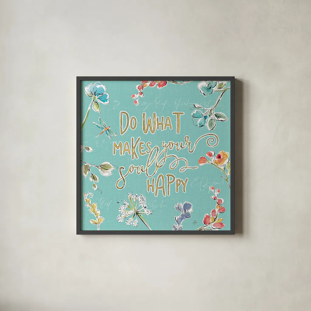 Soft Season VI by Daphne Brissonnet. Shown in a sleek black glass frame for a contemporary gallery look. Available as an archival giclee rolled canvas, fine art paper, or poster print. SKU 35010a.