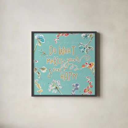 Soft Season VI by Daphne Brissonnet. Shown in a sleek black glass frame for a contemporary gallery look. Available as an archival giclee rolled canvas, fine art paper, or poster print. SKU 35010a.