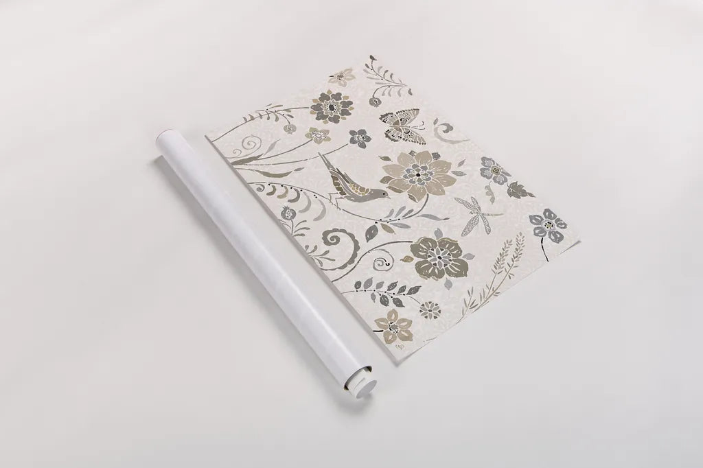 Spanish Impressions I Neutral by Daphne Brissonnet. shown as a rolled paper print. Available as archival giclee rolled canvas, fine art paper, or poster print. SKU 77798i.