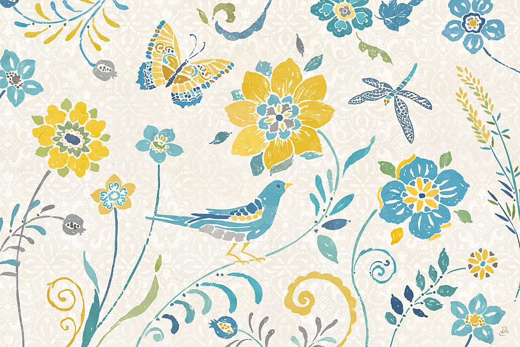 Spanish Impressions I Spring by Daphne Brissonnet. SKU 77799i. Archival Giclee Fine art print for wall decor.