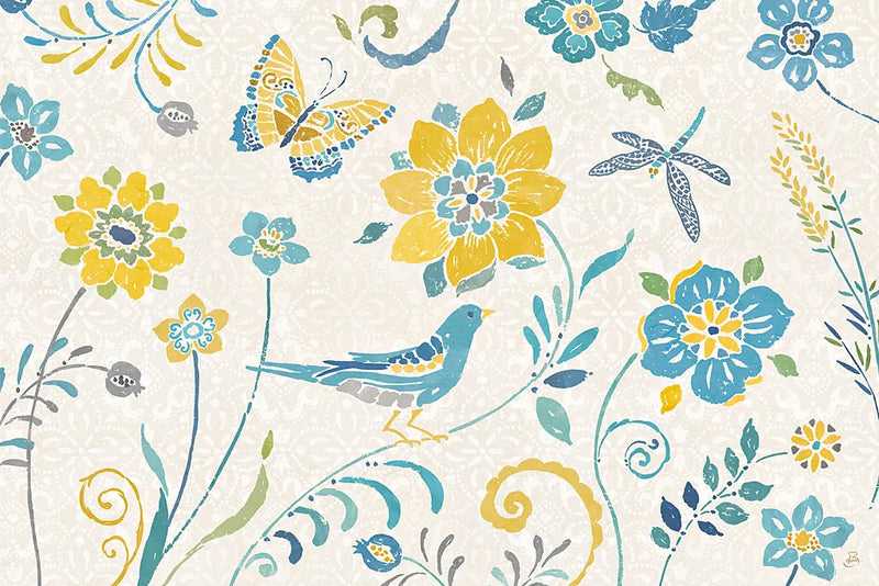 Spanish Impressions I Spring by Daphne Brissonnet. SKU 77799i. Archival Giclee Fine art print for wall decor.