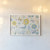 Spanish Impressions I Spring by Daphne Brissonnet. shown as a paper print in a white frame. Available as a archival giclee rolled canvas, fine art paper, or poster print. SKU 77799i.