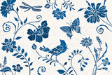 Spanish Impressions II Blue by Daphne Brissonnet. SKU 53489i. Archival Giclee Fine art print for wall decor.