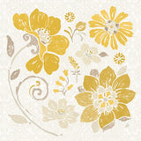 Spanish Impressions III Yellow by Daphne Brissonnet. SKU 75699a. Archival Giclee Fine art print for wall decor.