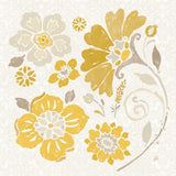 Spanish Impressions IV Yellow by Daphne Brissonnet. SKU 75700a. Archival Giclee Fine art print for wall decor.