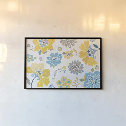 Spanish Impressions VII Spring by Daphne Brissonnet. shown as a paper print in a black flame. Available as a archival giclee rolled canvas, fine art paper, or poster print. SKU 77802i.