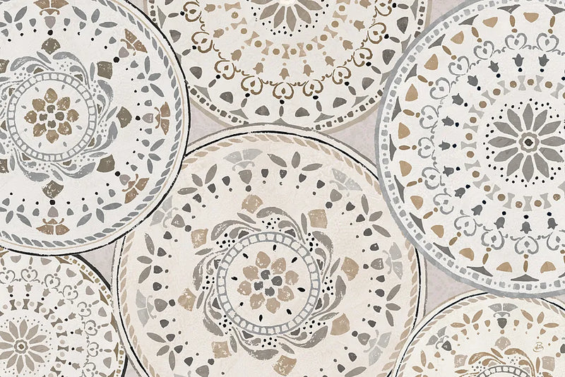 Spanish Impressions VIII Neutral by Daphne Brissonnet. SKU 77804i. Archival Giclee Fine art print for wall decor.