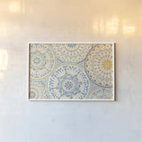 Spanish Impressions VIII Spring by Daphne Brissonnet. shown as a paper print in a white frame. Available as a archival giclee rolled canvas, fine art paper, or poster print. SKU 77805i.