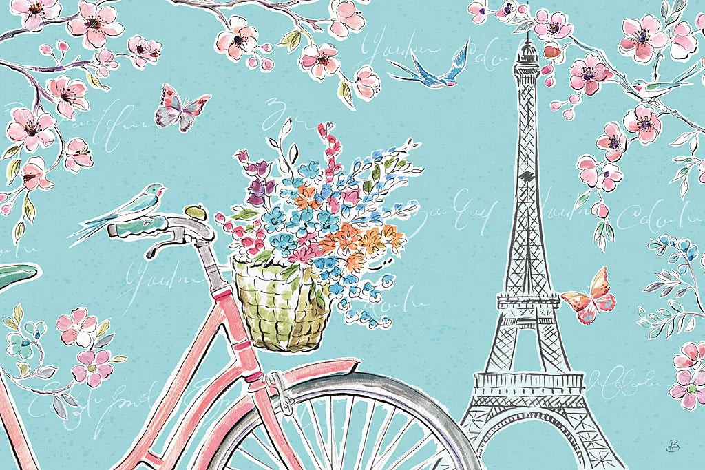 Sparrow Spring I by Daphne Brissonnet. SKU 37655i. Archival Giclee Fine art print for wall decor.