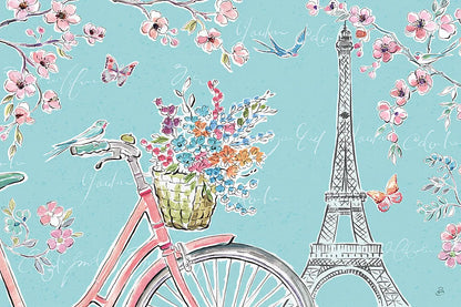 Sparrow Spring I by Daphne Brissonnet. SKU 37655i. Archival Giclee Fine art print for wall decor.