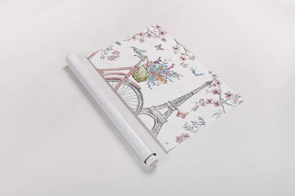 Sparrow Spring I Light by Daphne Brissonnet. shown as a rolled paper print. Available as archival giclee rolled canvas, fine art paper, or poster print. SKU 37664i.