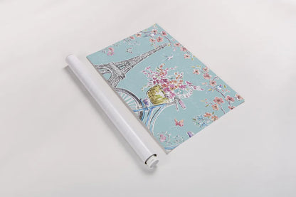 Sparrow Spring II by Daphne Brissonnet. shown as a rolled paper print. Available as archival giclee rolled canvas, fine art paper, or poster print. SKU 37656i.