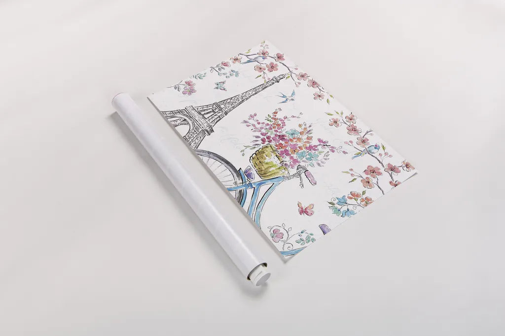 Sparrow Spring II Light by Daphne Brissonnet. shown as a rolled paper print. Available as archival giclee rolled canvas, fine art paper, or poster print. SKU 37665i.