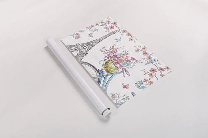 Sparrow Spring II Light by Daphne Brissonnet. shown as a rolled paper print. Available as archival giclee rolled canvas, fine art paper, or poster print. SKU 37665i.