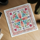 Sparrow Spring IX by Daphne Brissonnet. Shown as a detailed flat fine art print, highlighting archival giclee quality. Available as an archival giclee rolled canvas, fine art paper, or poster print. SKU 37663a.