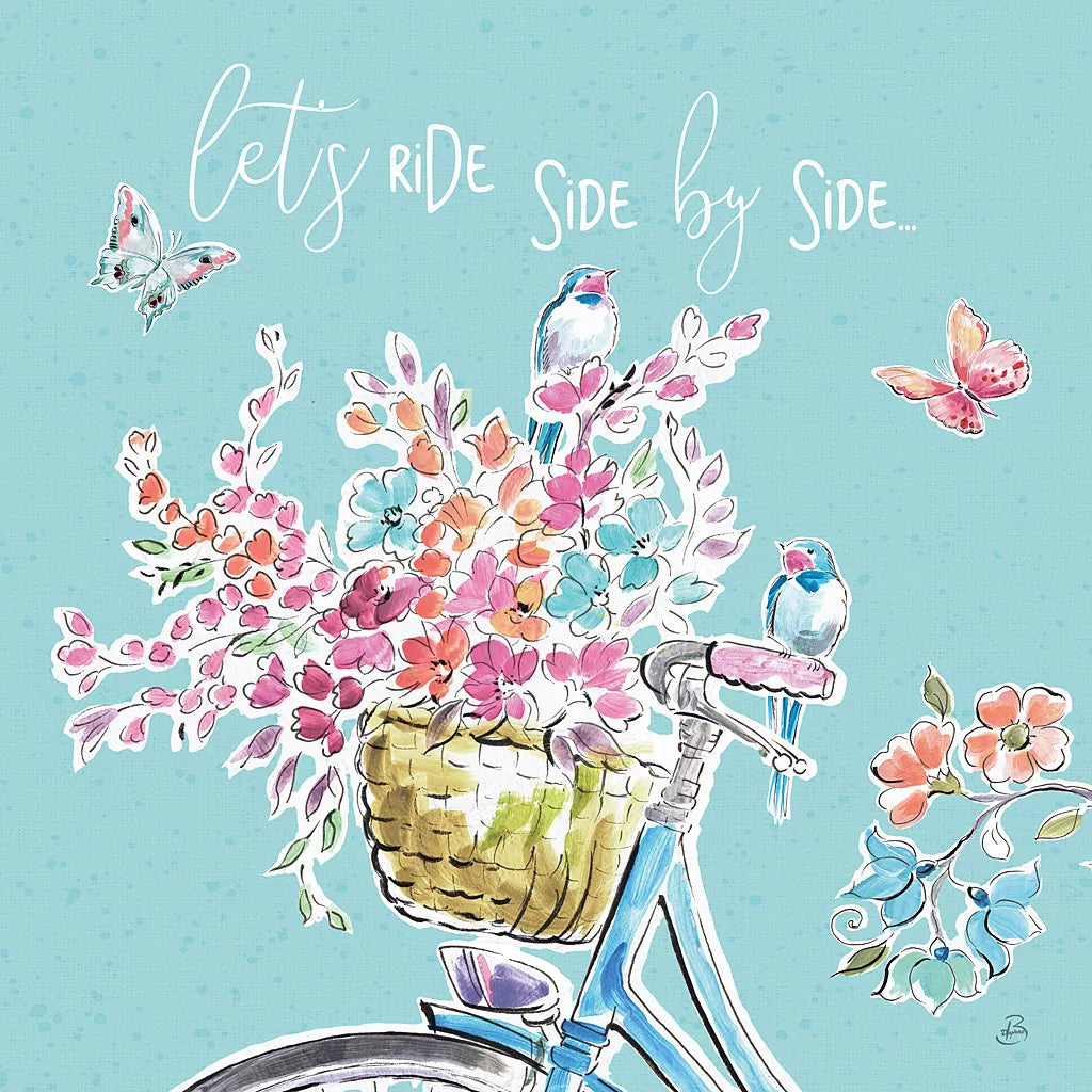 Sparrow Spring V by Daphne Brissonnet. SKU 37659a. Archival Giclee Fine art print for wall decor.