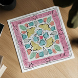 Sparrow Spring VI by Daphne Brissonnet. Shown as a detailed flat fine art print, highlighting archival giclee quality. Available as an archival giclee rolled canvas, fine art paper, or poster print. SKU 37660a.
