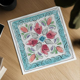 Sparrow Spring VIII by Daphne Brissonnet. Shown as a detailed flat fine art print, highlighting archival giclee quality. Available as an archival giclee rolled canvas, fine art paper, or poster print. SKU 37662a.