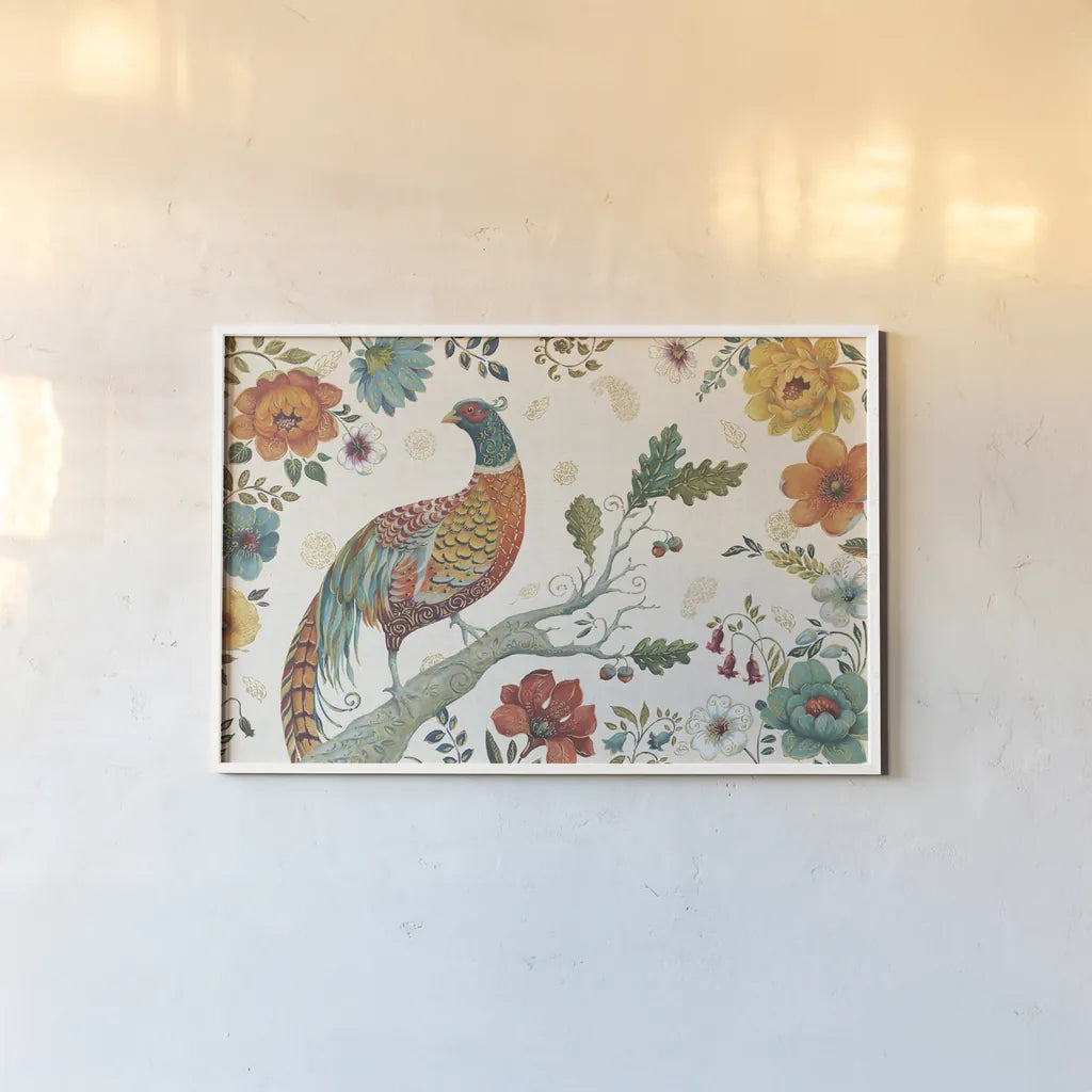 Spice Season I by Daphne Brissonnet. shown as a paper print in a white frame. Available as a archival giclee rolled canvas, fine art paper, or poster print. SKU 32232i.