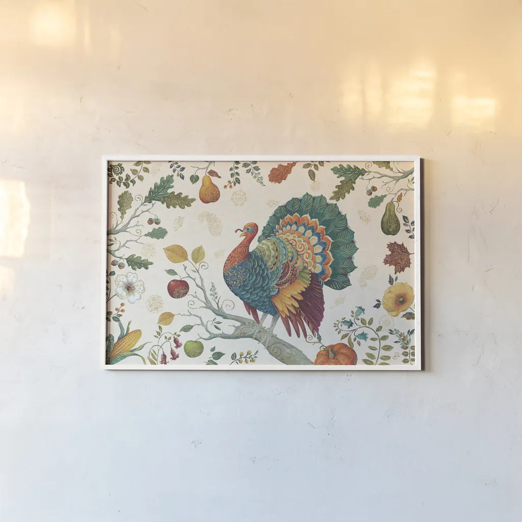 Spice Season II by Daphne Brissonnet. shown as a paper print in a white frame. Available as a archival giclee rolled canvas, fine art paper, or poster print. SKU 32233i.