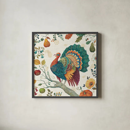 Spice Season IV by Daphne Brissonnet. Shown in a sleek black glass frame for a contemporary gallery look. Available as an archival giclee rolled canvas, fine art paper, or poster print. SKU 32235a.