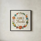 Spice Season V by Daphne Brissonnet. Shown in a sleek black glass frame for a contemporary gallery look. Available as an archival giclee rolled canvas, fine art paper, or poster print. SKU 32236a.