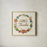 Spice Season V by Daphne Brissonnet. Shown in a natural wood glass frame for a timeless modern aesthetic. Available as an archival giclee rolled canvas, fine art paper, or poster print. SKU 32236a.