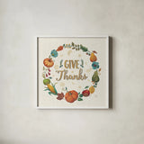 Spice Season V by Daphne Brissonnet. Shown in a crisp white glass frame for a clean and minimalist style. Available as an archival giclee rolled canvas, fine art paper, or poster print. SKU 32236a.