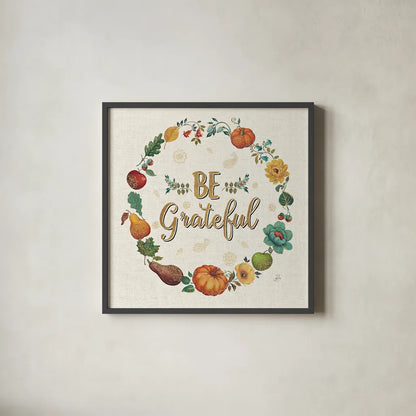 Spice Season VI by Daphne Brissonnet. Shown in a sleek black glass frame for a contemporary gallery look. Available as an archival giclee rolled canvas, fine art paper, or poster print. SKU 32237a.