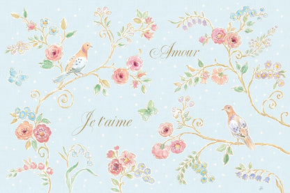 Spring Fling I by Daphne Brissonnet. SKU 69867i. Archival Giclee Fine art print for wall decor.