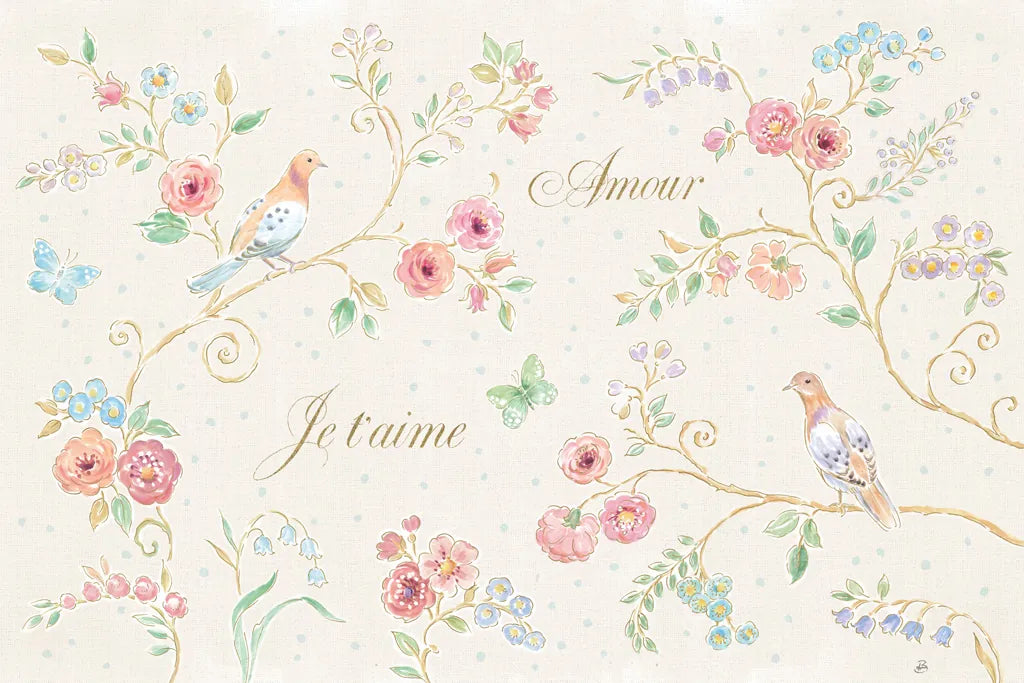 Spring Fling I Light by Daphne Brissonnet. SKU 69876i. Archival Giclee Fine art print for wall decor.