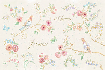 Spring Fling I Light by Daphne Brissonnet. SKU 69876i. Archival Giclee Fine art print for wall decor.