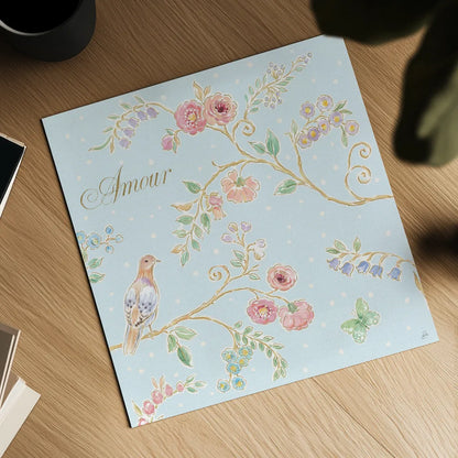 Spring Fling II by Daphne Brissonnet. Shown as a detailed flat fine art print, highlighting archival giclee quality. Available as an archival giclee rolled canvas, fine art paper, or poster print. SKU 69868a.