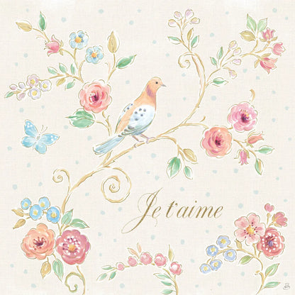 Spring Fling III Light by Daphne Brissonnet. SKU 69878a. Archival Giclee Fine art print for wall decor.