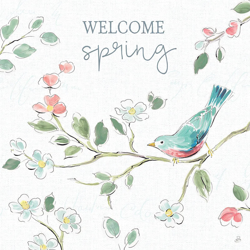 Springtime III by Daphne Brissonnet. SKU 48557a. Archival Giclee Fine art print for wall decor.