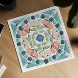 Springtime IX by Daphne Brissonnet. Shown as a detailed flat fine art print, highlighting archival giclee quality. Available as an archival giclee rolled canvas, fine art paper, or poster print. SKU 48563a.