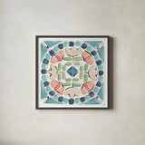 Springtime IX by Daphne Brissonnet. Shown in a sleek black glass frame for a contemporary gallery look. Available as an archival giclee rolled canvas, fine art paper, or poster print. SKU 48563a.