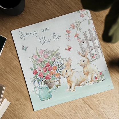 Springtime VI by Daphne Brissonnet. Shown as a detailed flat fine art print, highlighting archival giclee quality. Available as an archival giclee rolled canvas, fine art paper, or poster print. SKU 48560a.