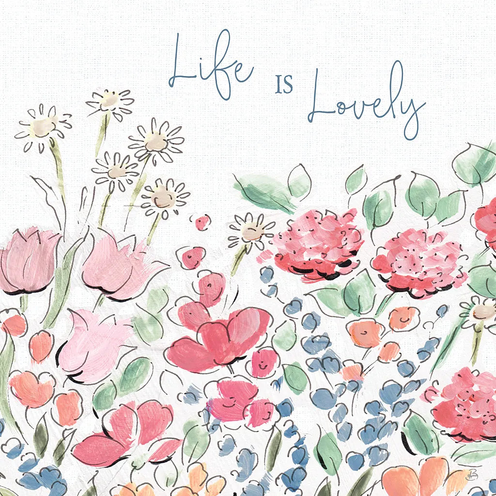 Springtime VIII by Daphne Brissonnet. SKU 48562a. Archival Giclee Fine art print for wall decor.