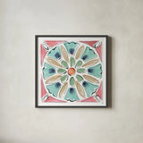 Springtime XI by Daphne Brissonnet. Shown in a sleek black glass frame for a contemporary gallery look. Available as an archival giclee rolled canvas, fine art paper, or poster print. SKU 48565a.